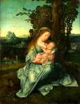 Style of Bernaert van Orley - The Virgin and Child in a Landscape